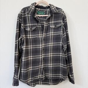 Woolrich Plaid Flannel Shirt XL Button Down Workwear Outdoor Classic Cotton